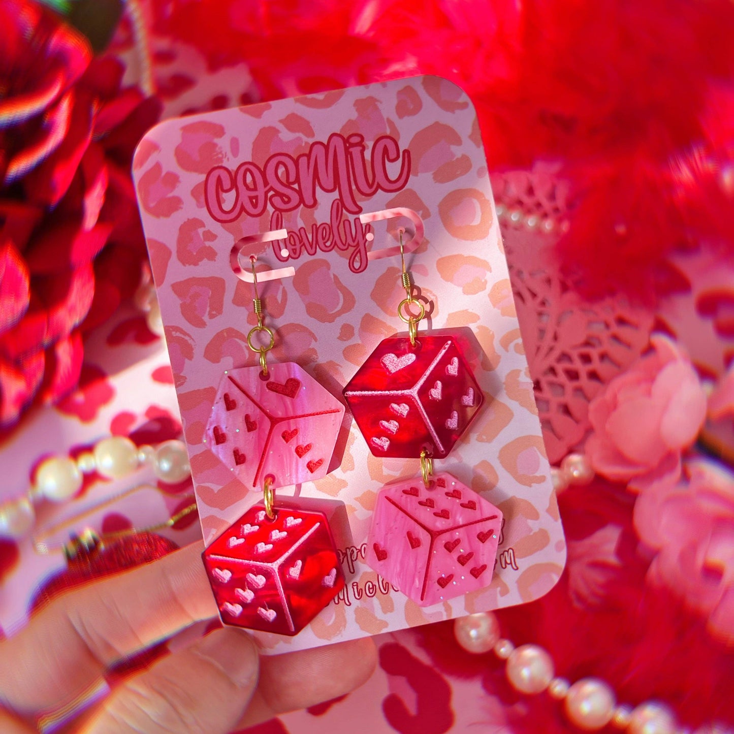 Lucky Love Dice Earrings