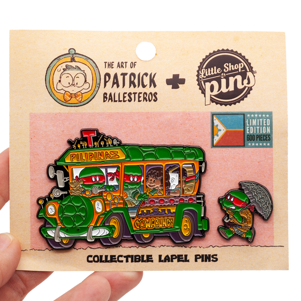 Jeepney Kultura Green Machin Enamel Pin Set (FAHM Edition)
