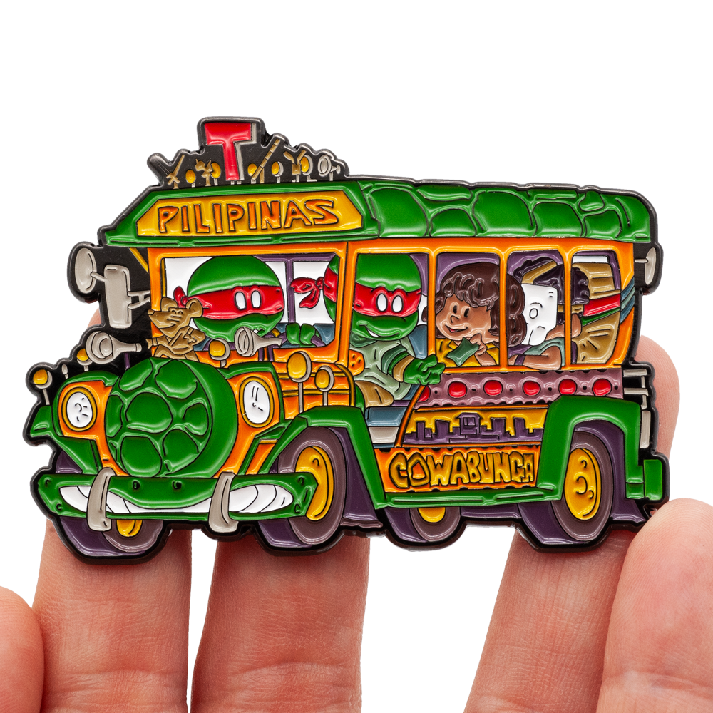 Jeepney Kultura Green Machin Enamel Pin Set (FAHM Edition)