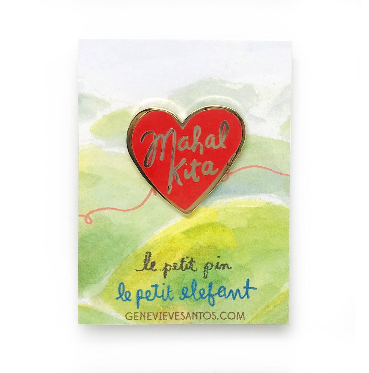 Mahal Kita Enamel Pin