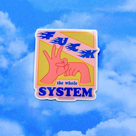 F*Ck the Whole System Sticker