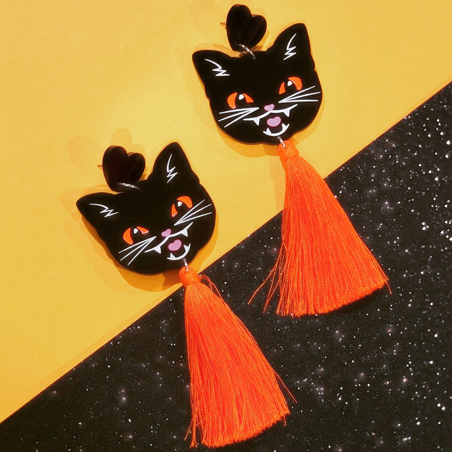 Spooky Kitty Earrings