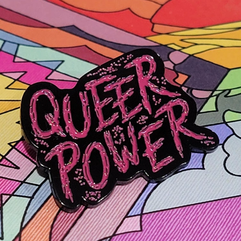 Queer Power Enamel Pin
