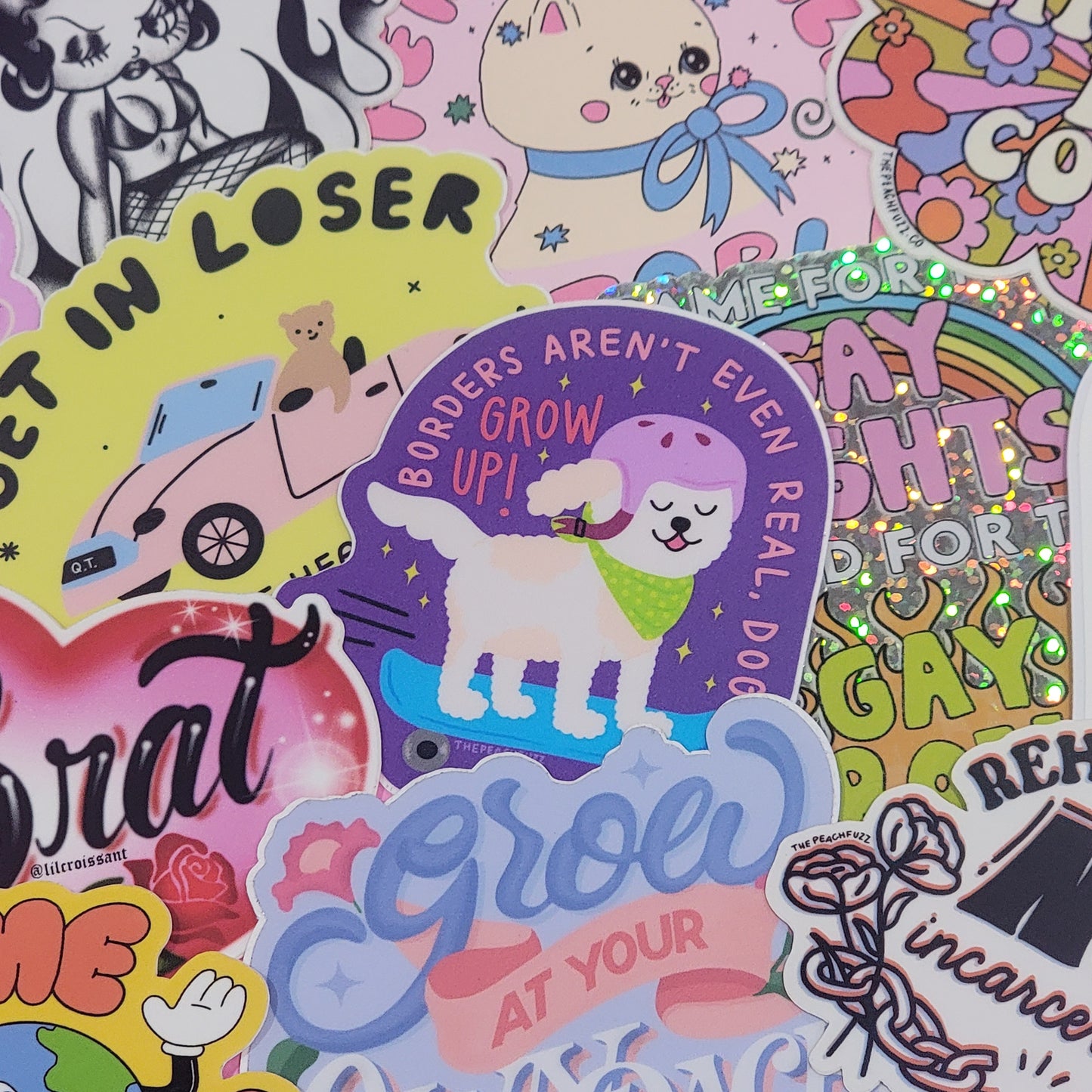 Borders Aren't Even Real Sticker