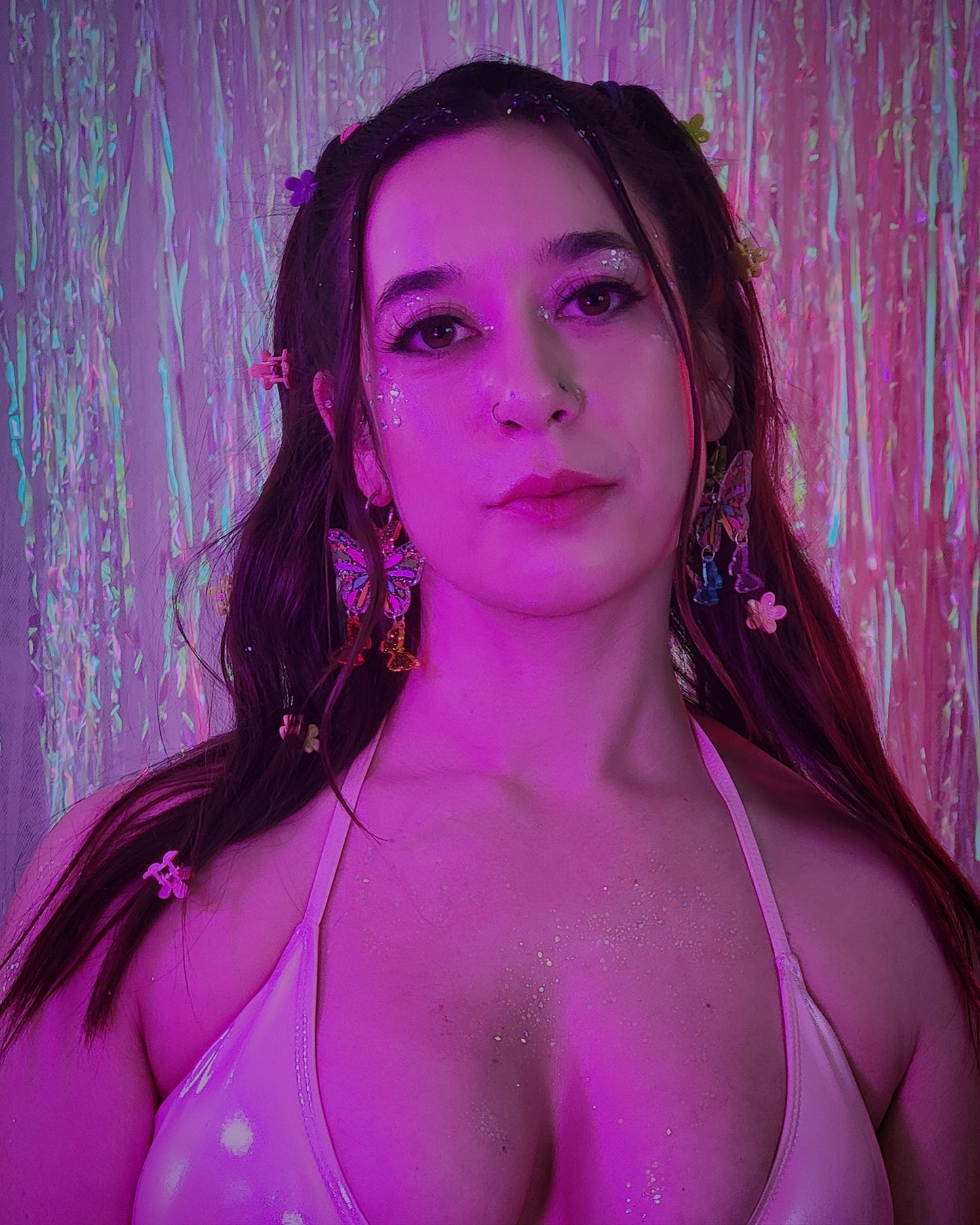 Rainbow Butterfly Earrings