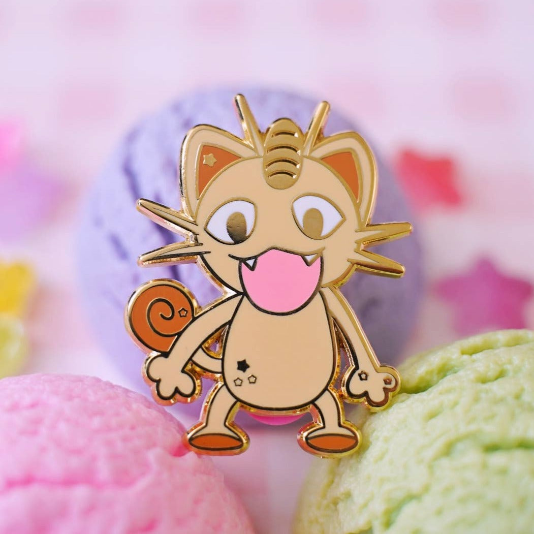 Meowth Enamel Pin by Naytendo