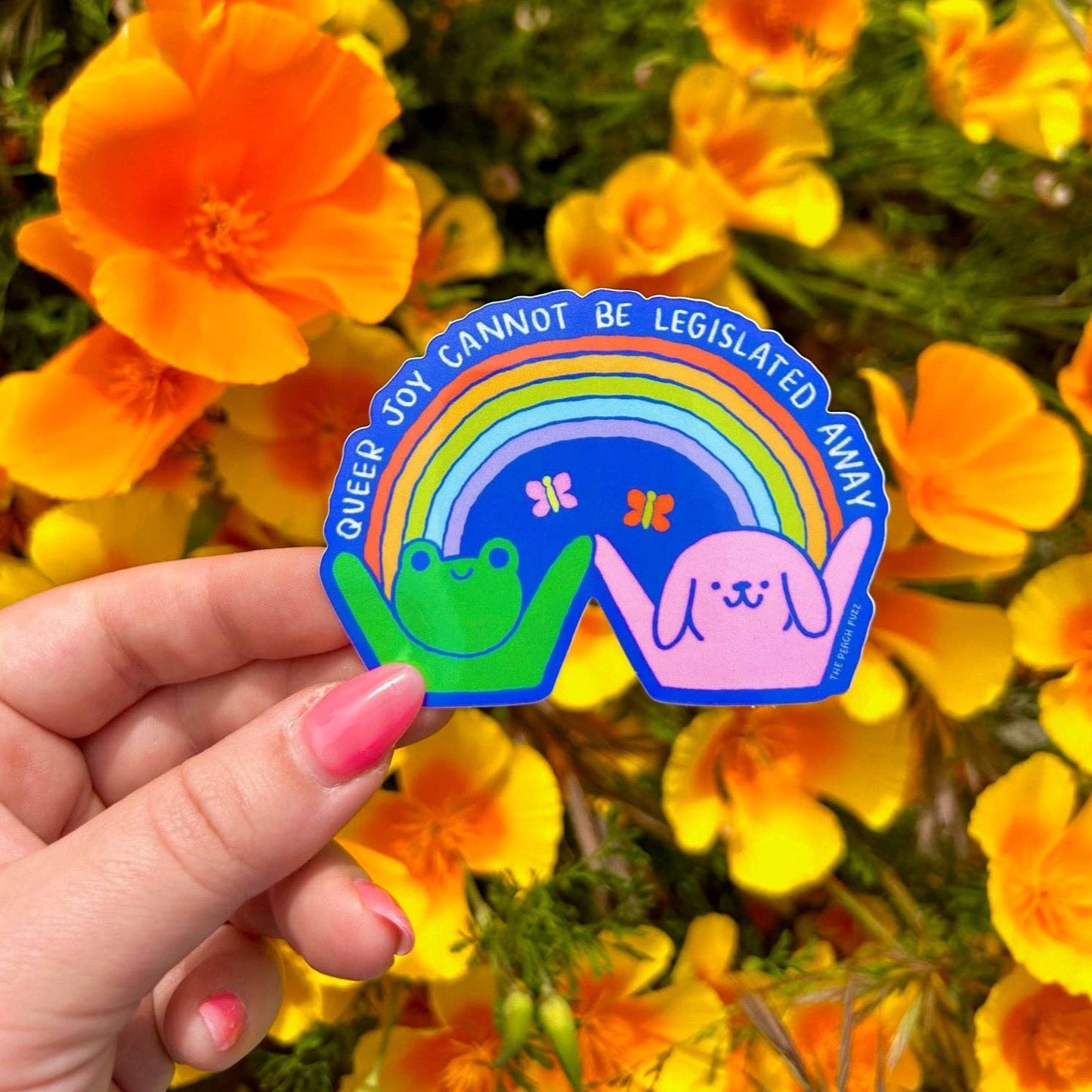 Queer Joy Cannot Be Legislated Away Sticker