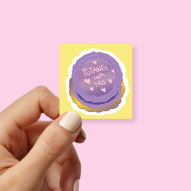 Putang Ina Mo Cake Sticker