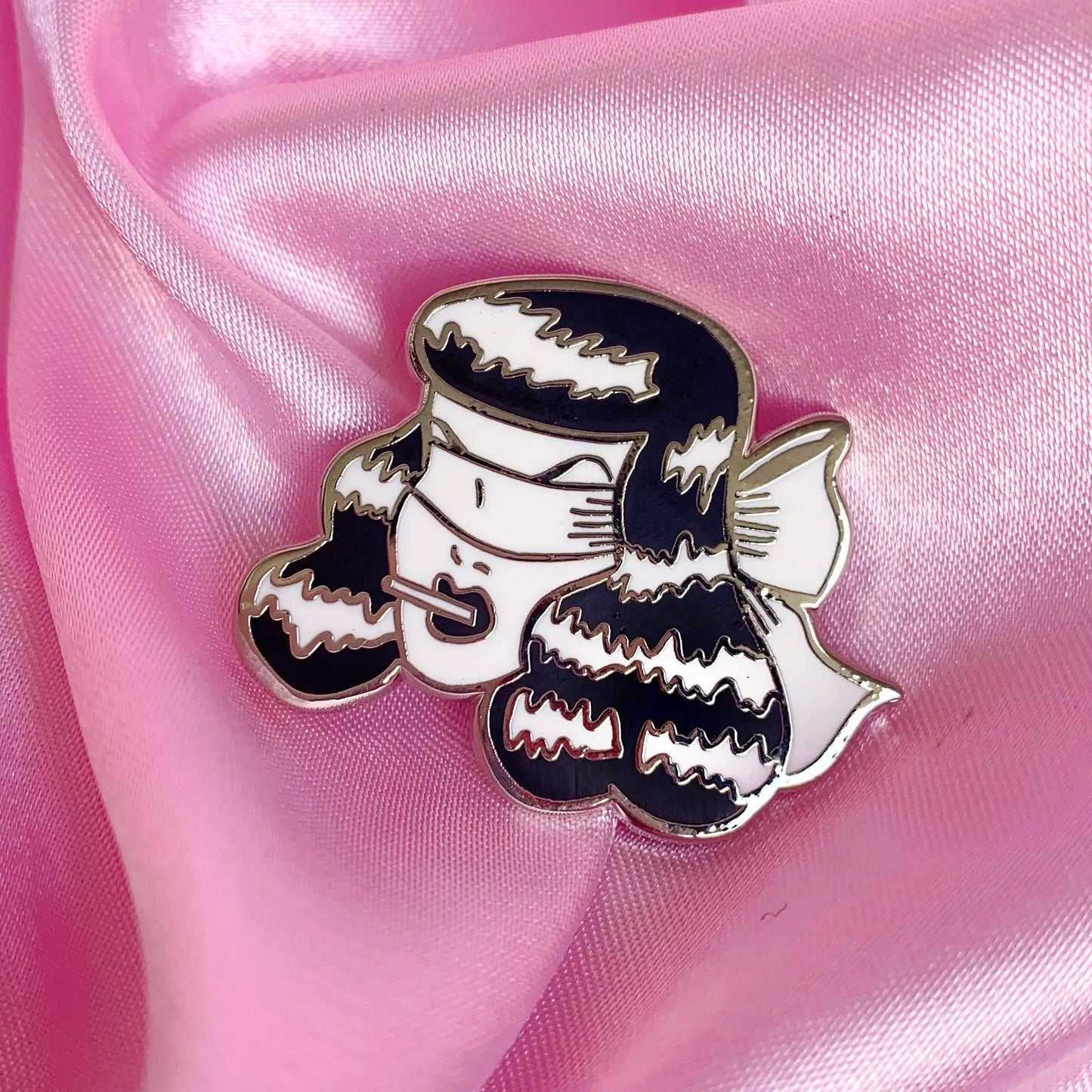 Blind Fold Babe Enamel Pin