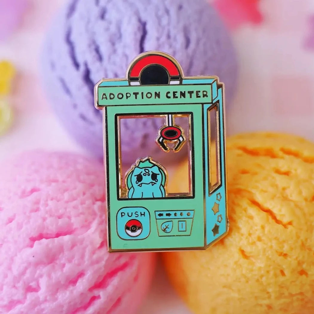 Bulbasaur Adoption Center Enamel Pin