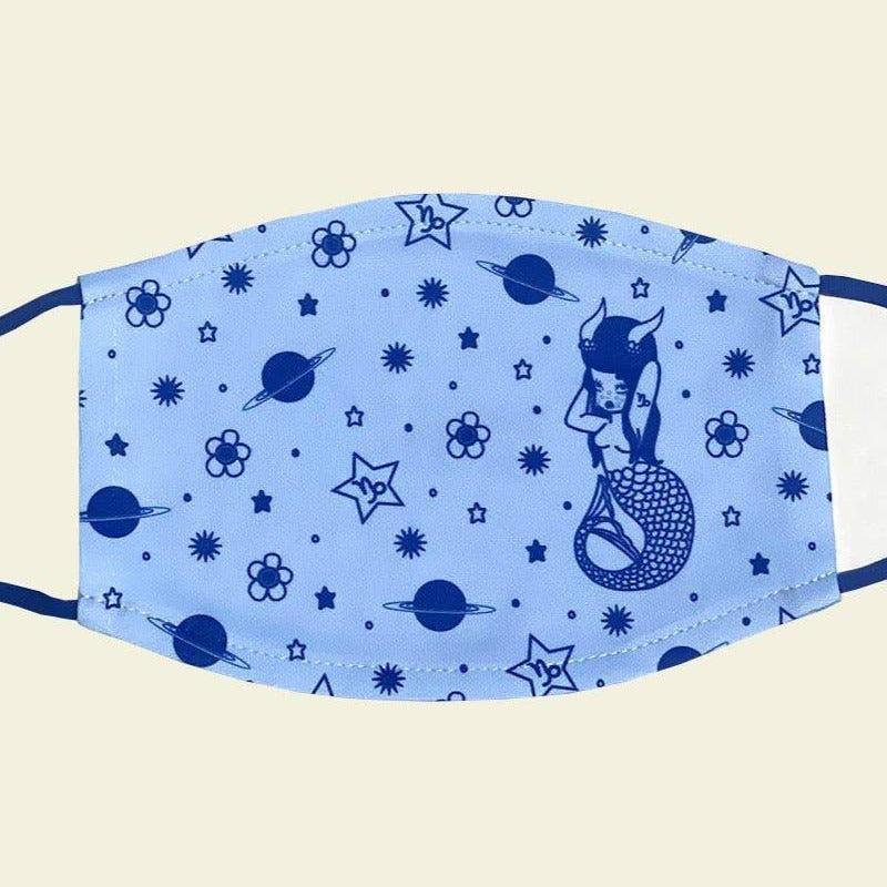 Celestial Capricorn Face Mask