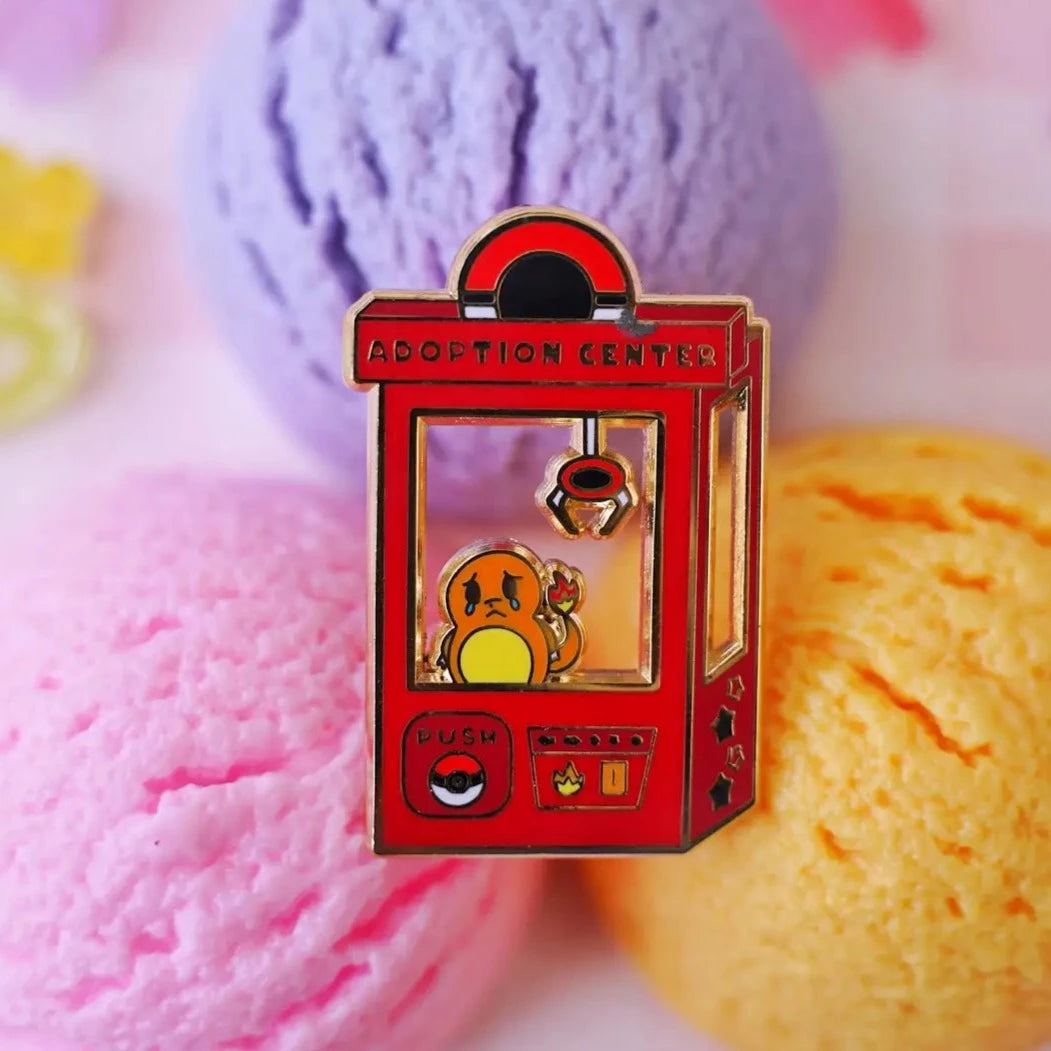 Charmander Adoption Center Enamel Pin