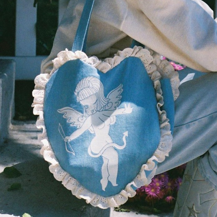 Cherub Denim Tote by Valfre