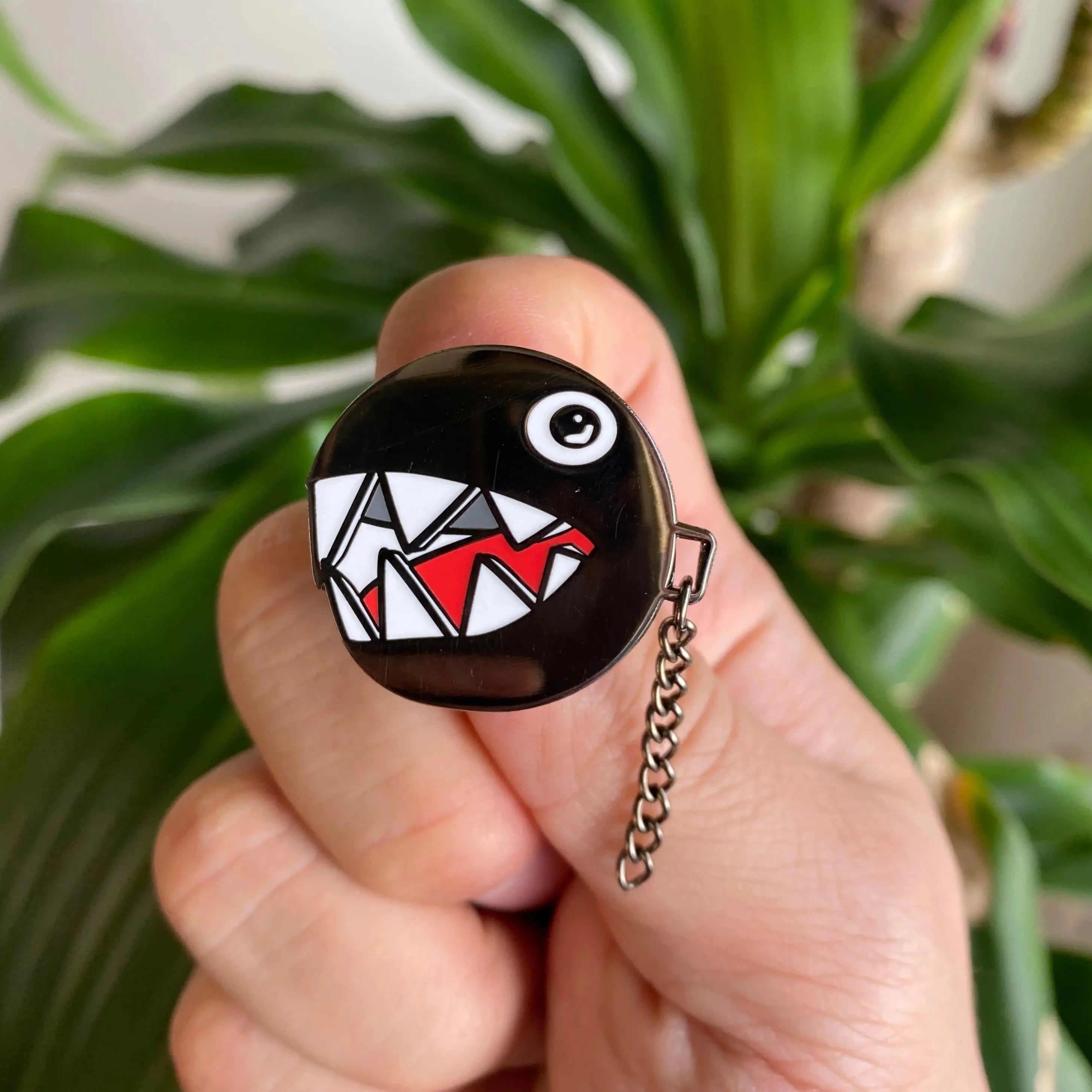 Chain Chomp Enamel Pin Stupid Kitsch