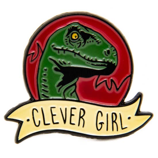 Clever Girl Enamel Pin