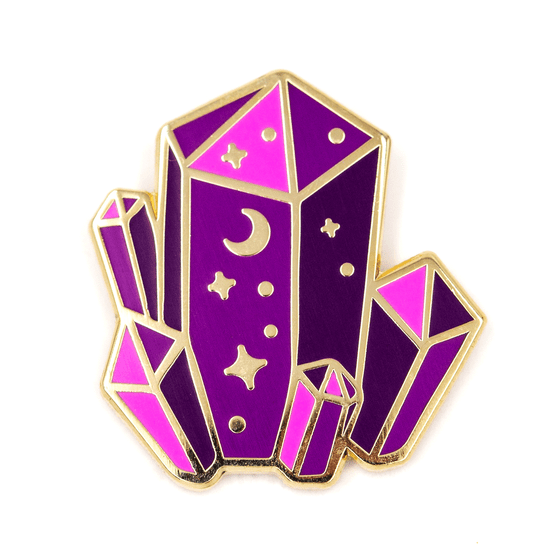 Crystal Night Enamel Pin