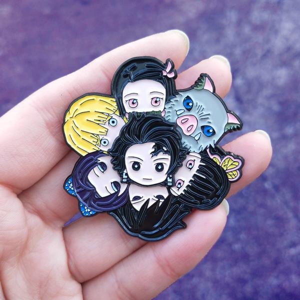 Demon Slayer Spinner Enamel Pin