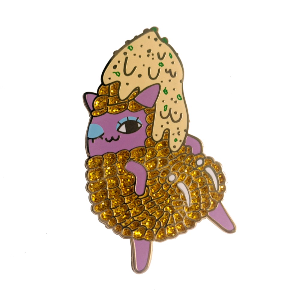 Elote Kitty Enamel Pin