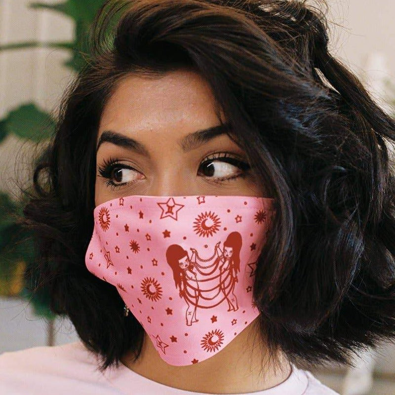 Celestial Gemini Face Mask