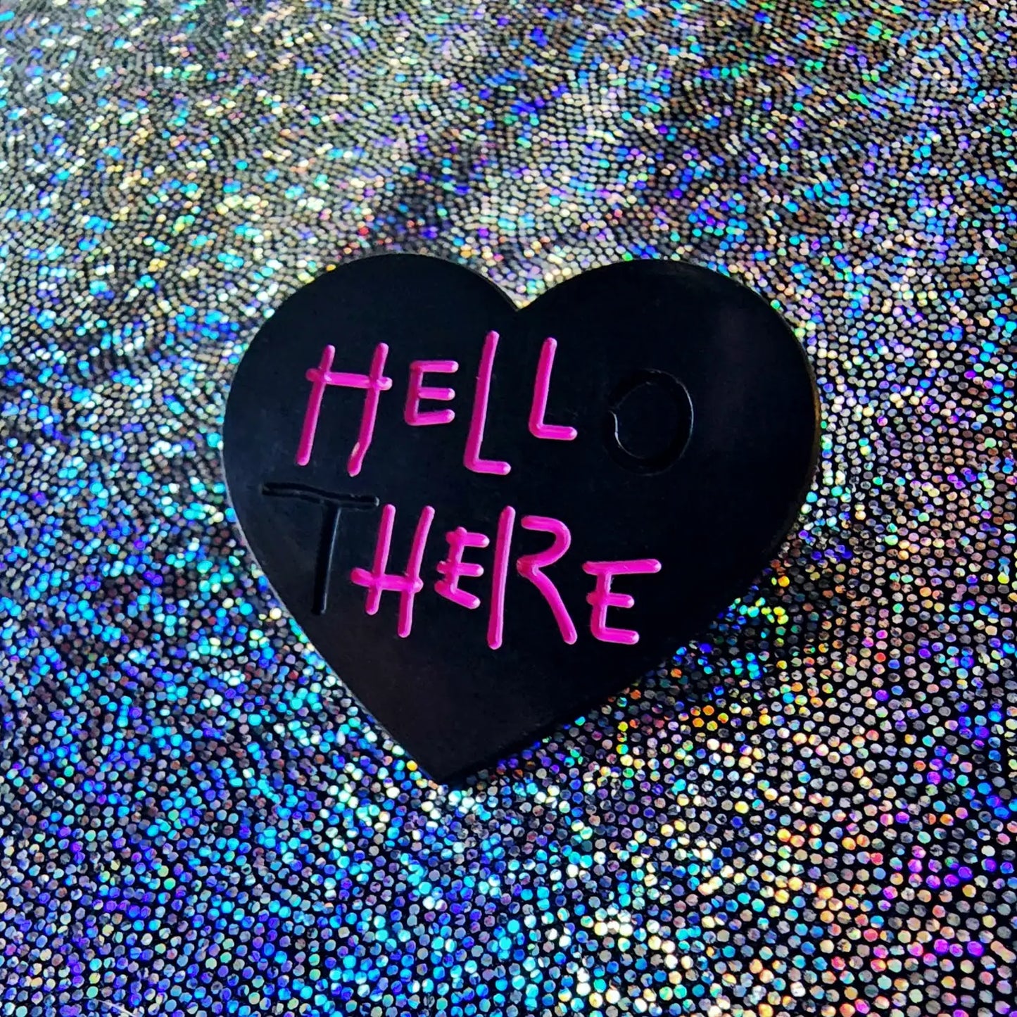 Hell Here Catwoman Enamel Pin