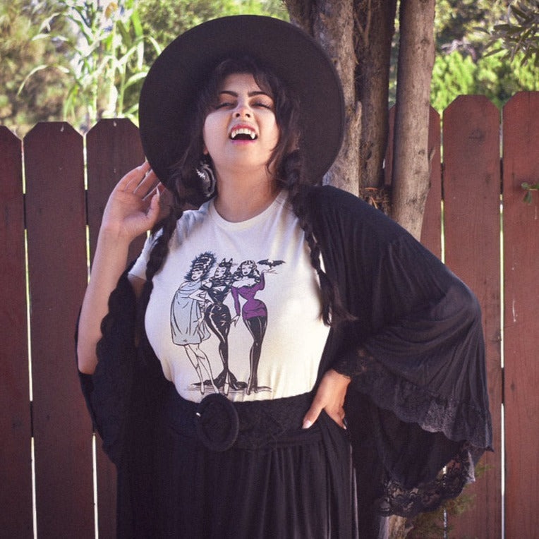 Ladies Who Lunch Tee on a Model