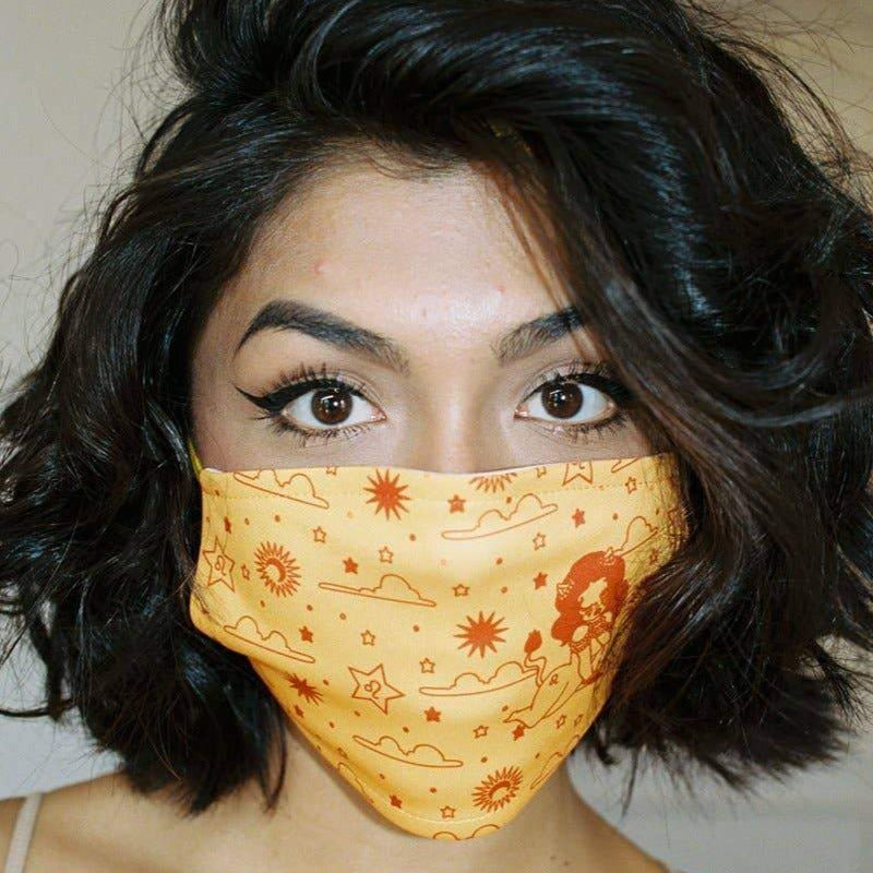 Celestial Leo Face Mask