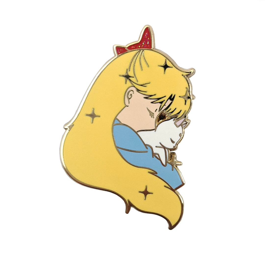 Minako Cat Girl Enamel Pin