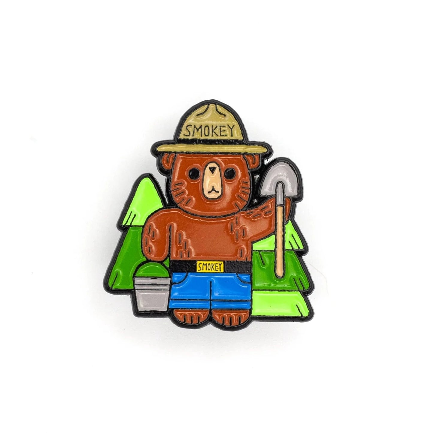Only You Smokey the Bear Enamel Pin