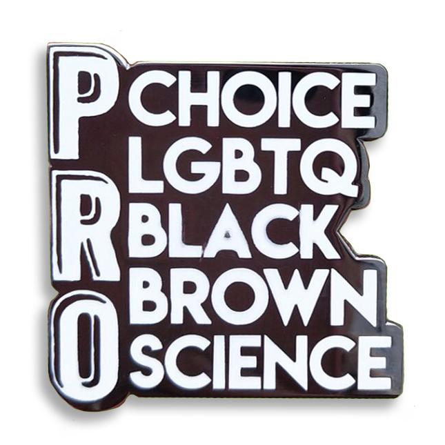 Intersectional Activist Enamel Pin