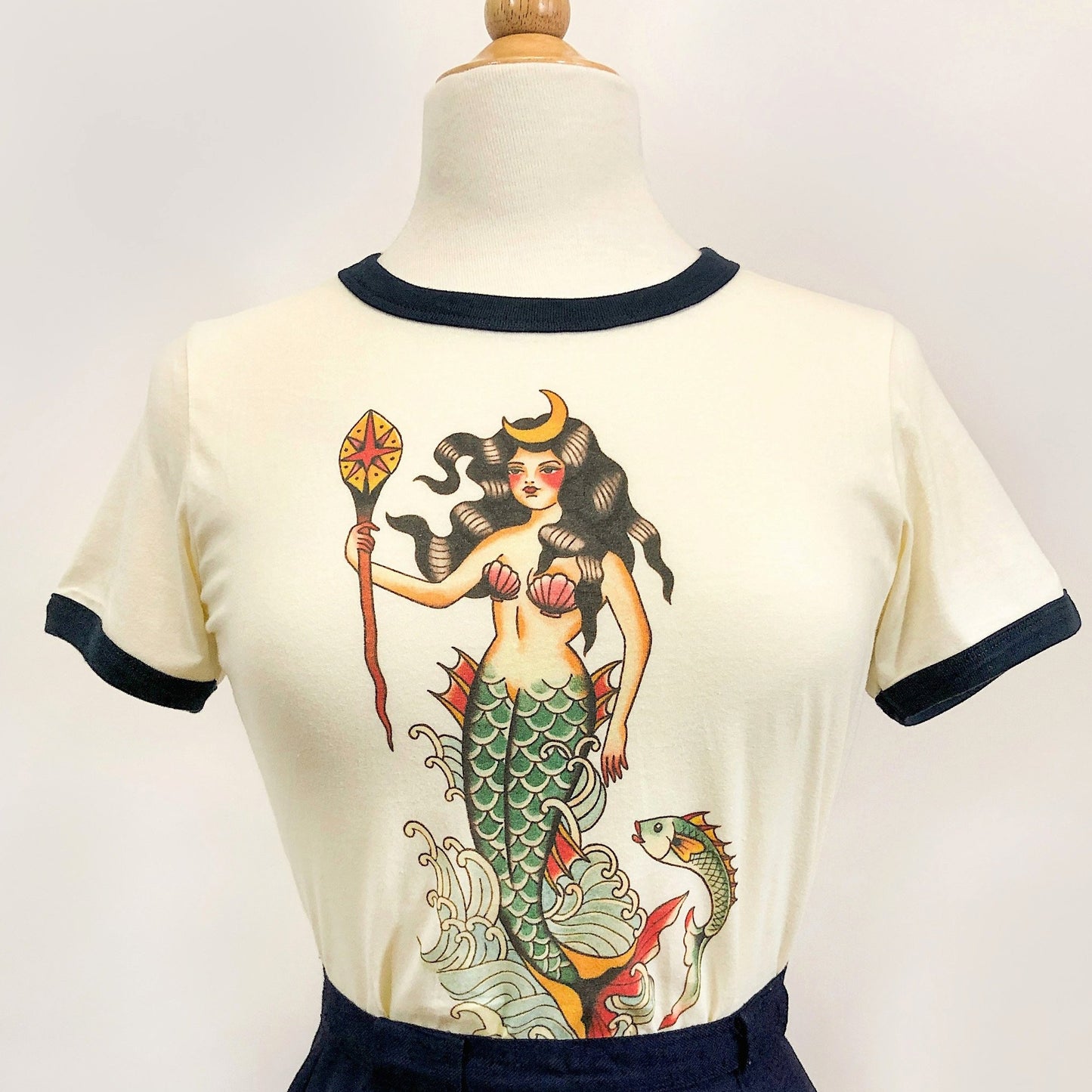 Queen of the Seven Seas Ringer Tee