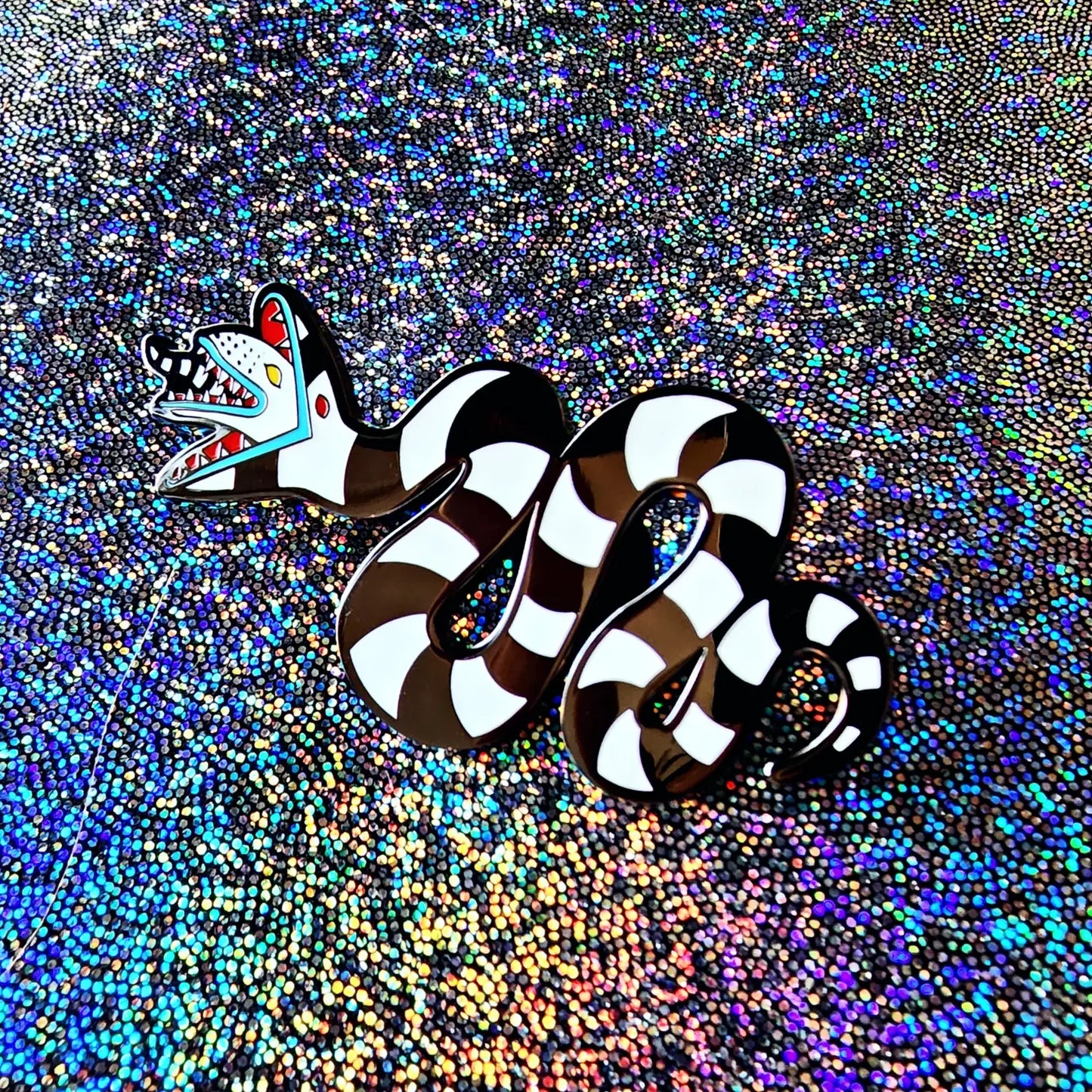 Sandworm Glow in the Dark Enamel Pin