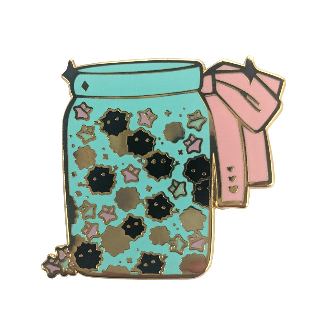 Lucky Soot Stars Enamel Pin