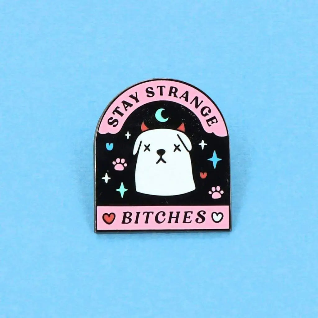 Stay Strange Enamel Pin