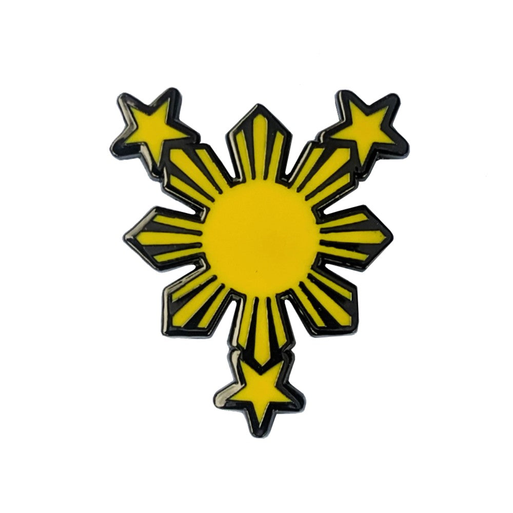 Philippine Sun & Stars Enamel Pin