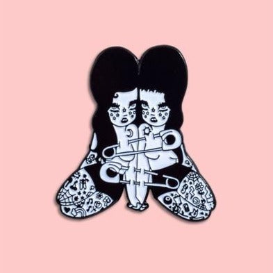 Tattoo BFF Enamel Pin