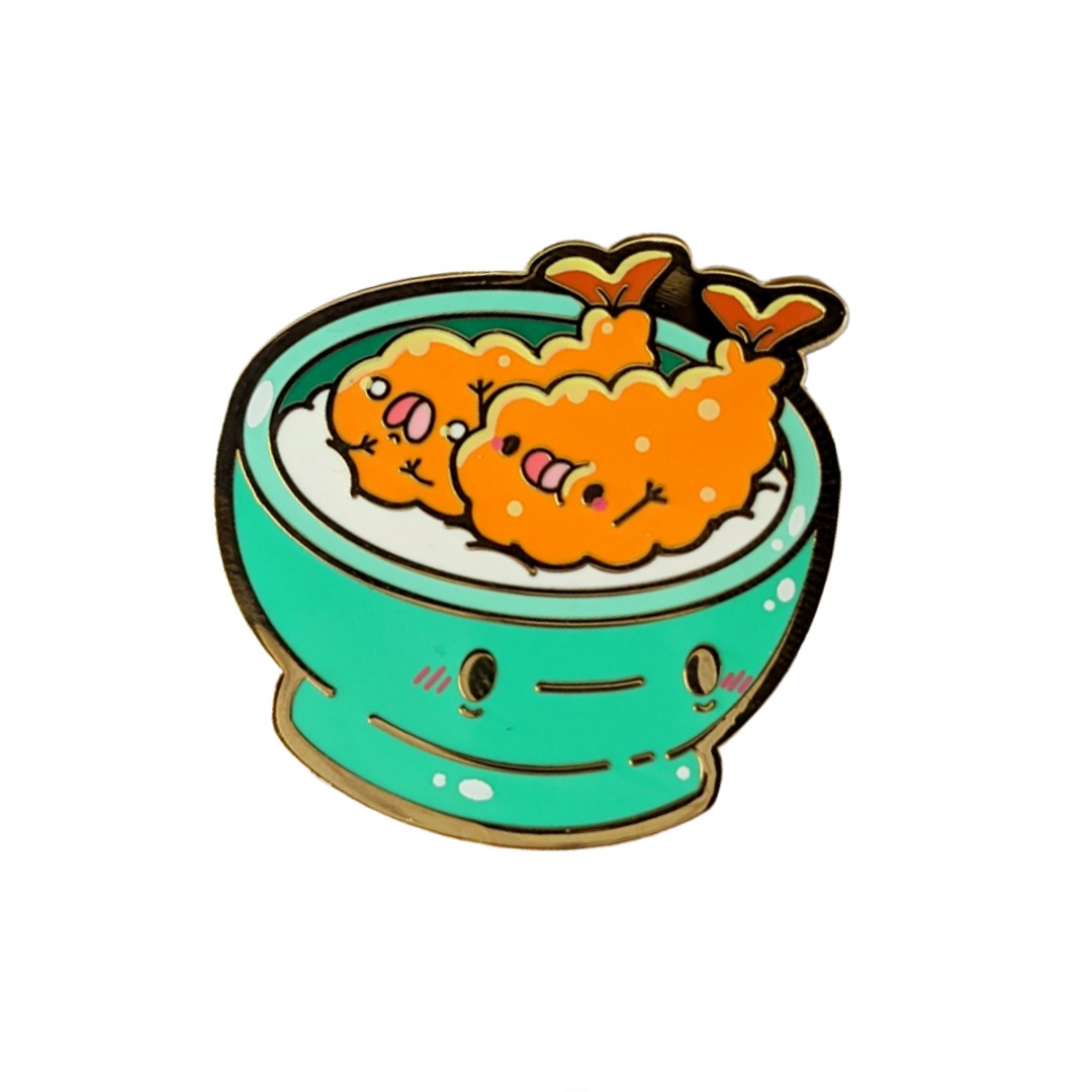 Tempura Bowl Enamel Pin