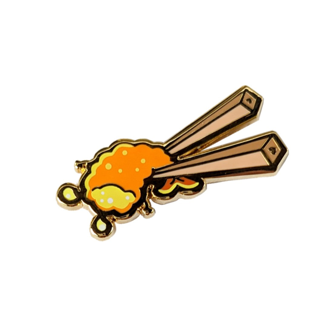Tempura Chopsticks Enamel Pin