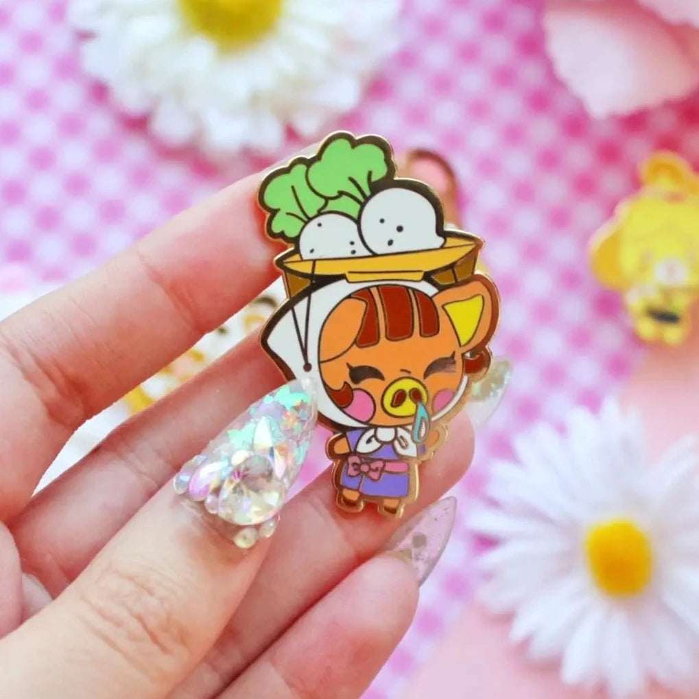 Turnip Bae Enamel Pin