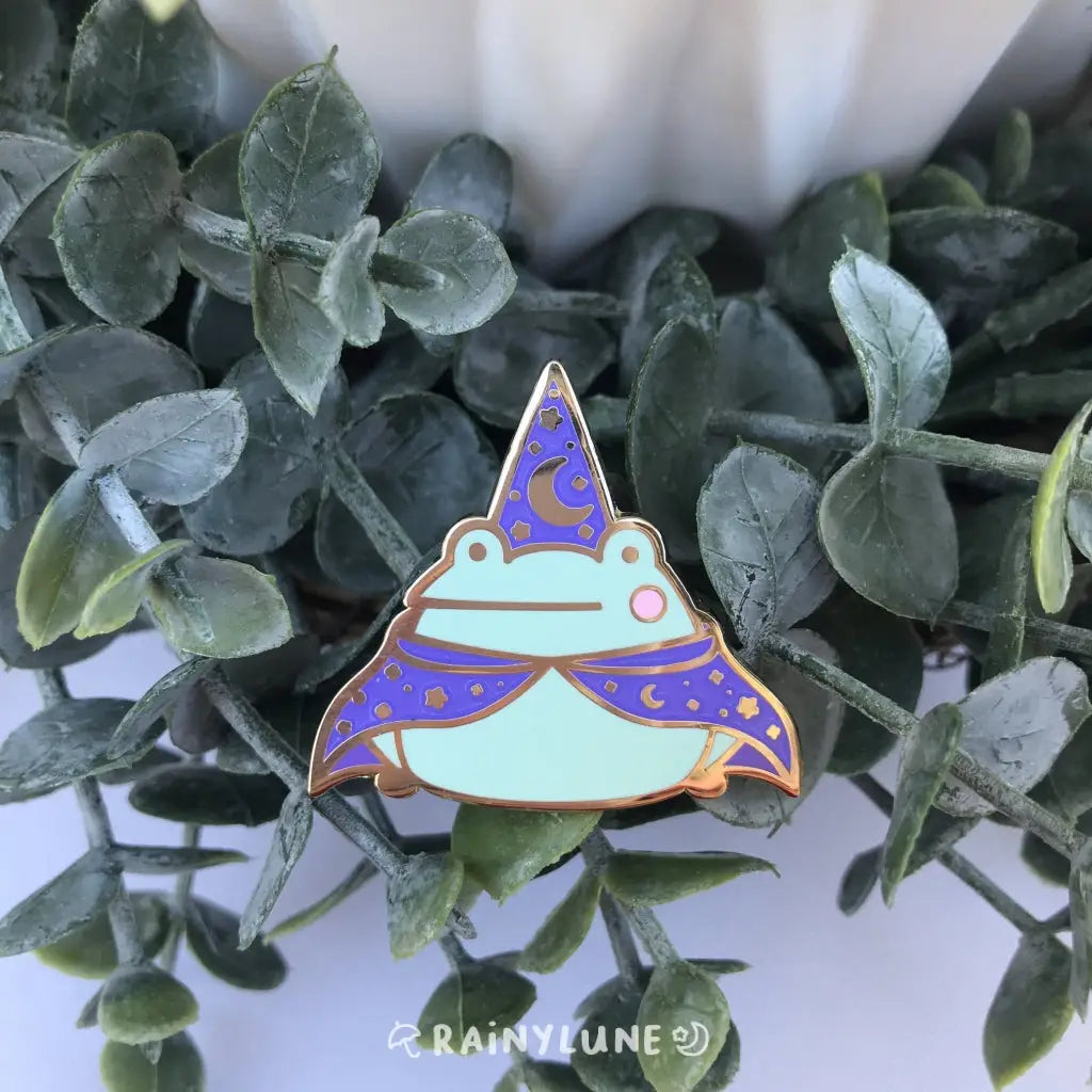 Wizard Frog Enamel Pin