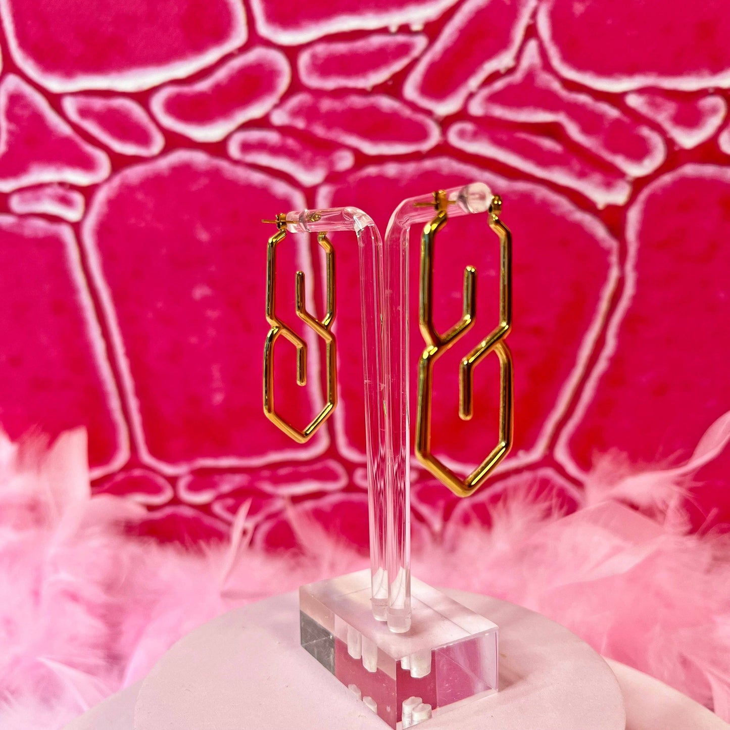 S Earrings (Gold)