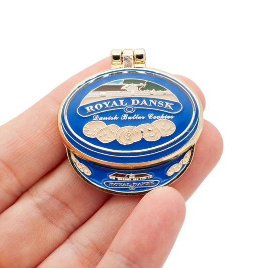 Grandma's Sewing Kit Hinge Enamel Pin (Small)