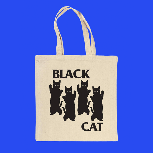 Black Cat Tote Bag