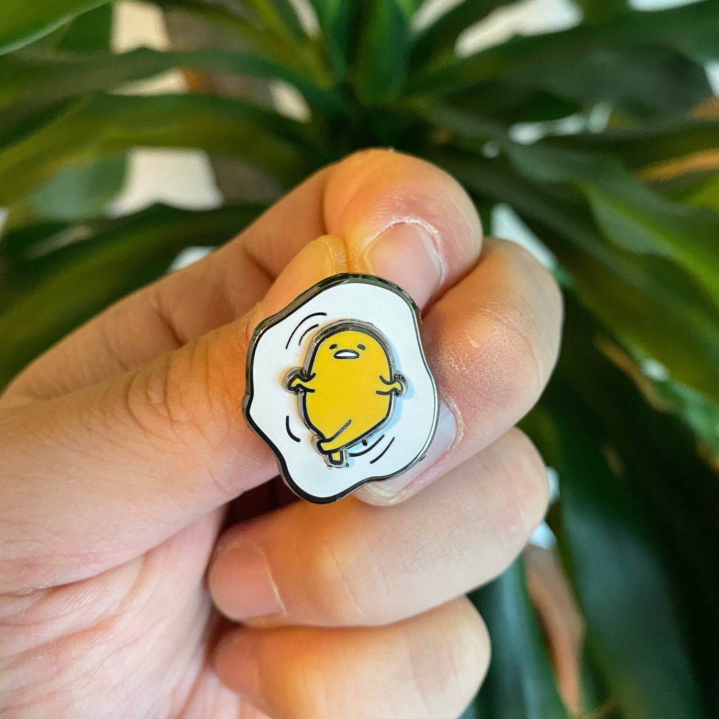 Gudetama Spinning Enamel Pin