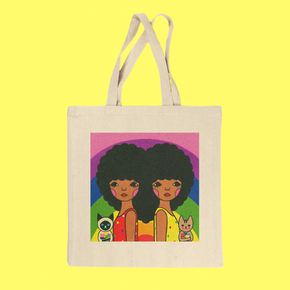 Popkiller Artist Series Naoshi We Love Rainbow Tote Bag