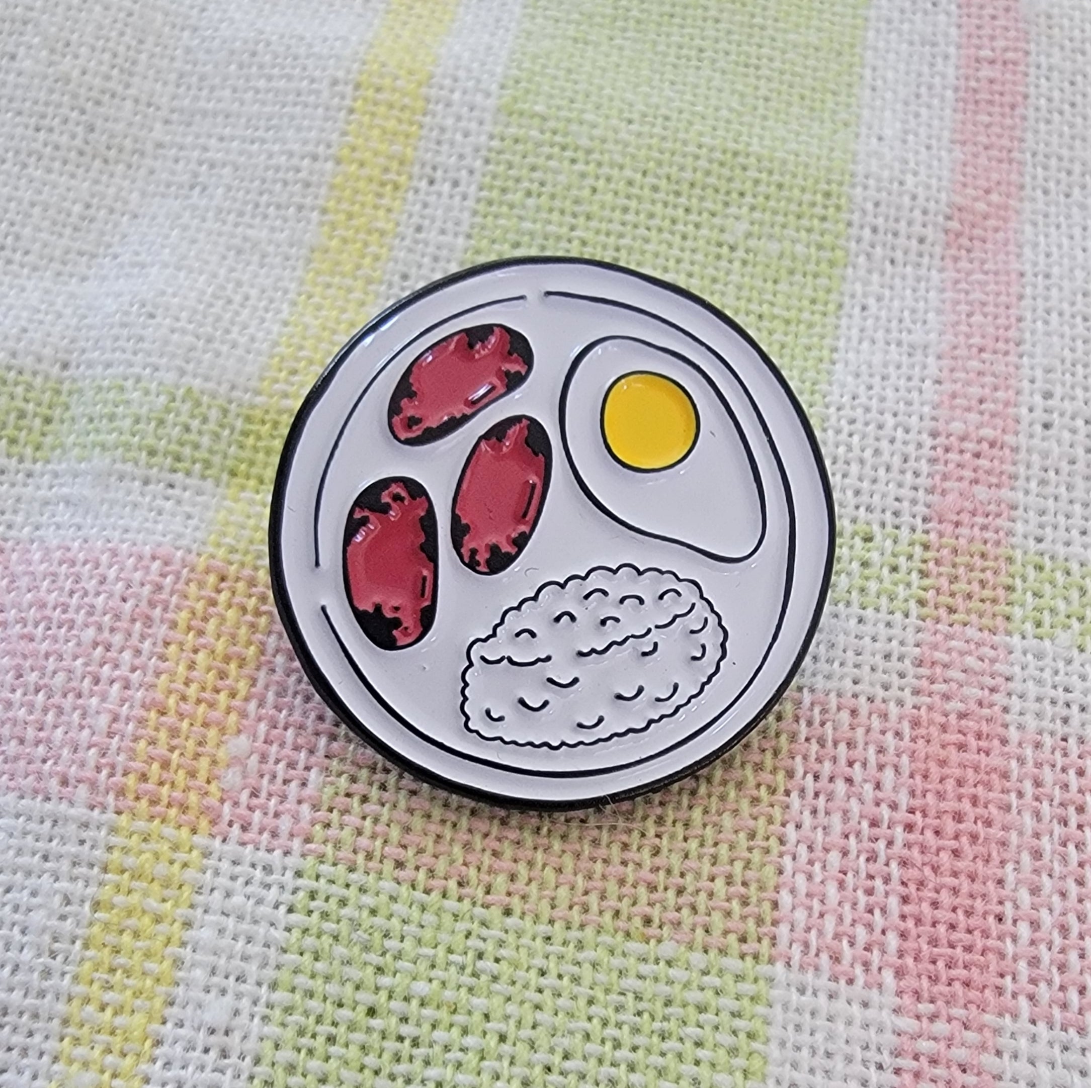 Filipino Breakfast Enamel Pin – Stupid Kitsch