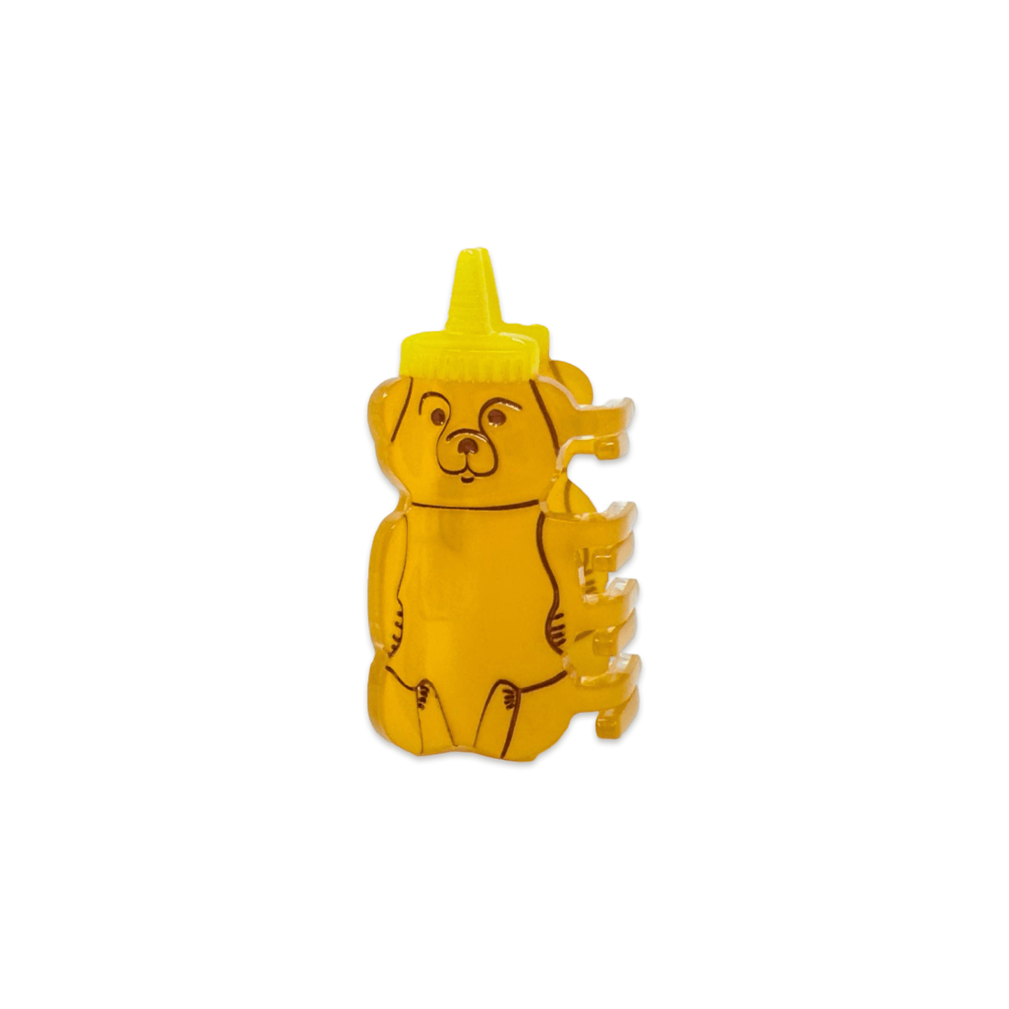 Mini Honey Bear Hair Claw Clip