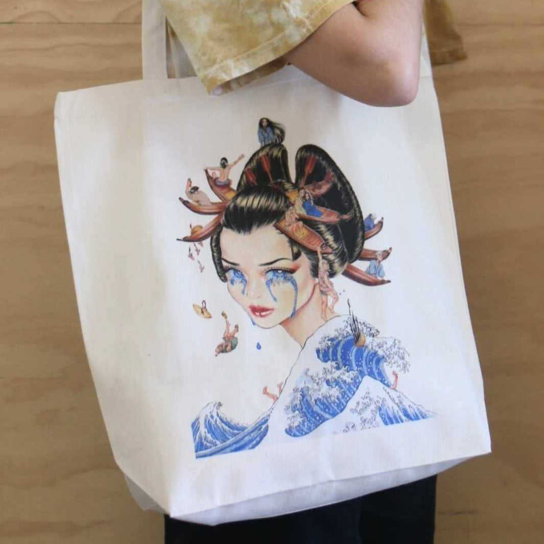 Popkiller Artist Series Cogumeli Kanagawa Tote Bag