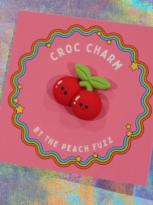 Cherry Croc Charm