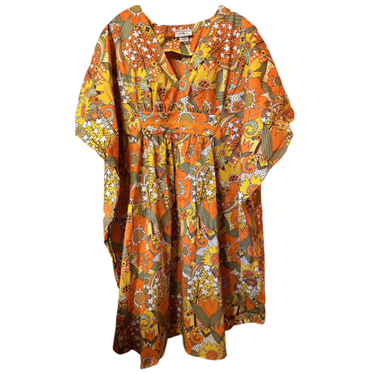 Mod Floral Midi Caftan