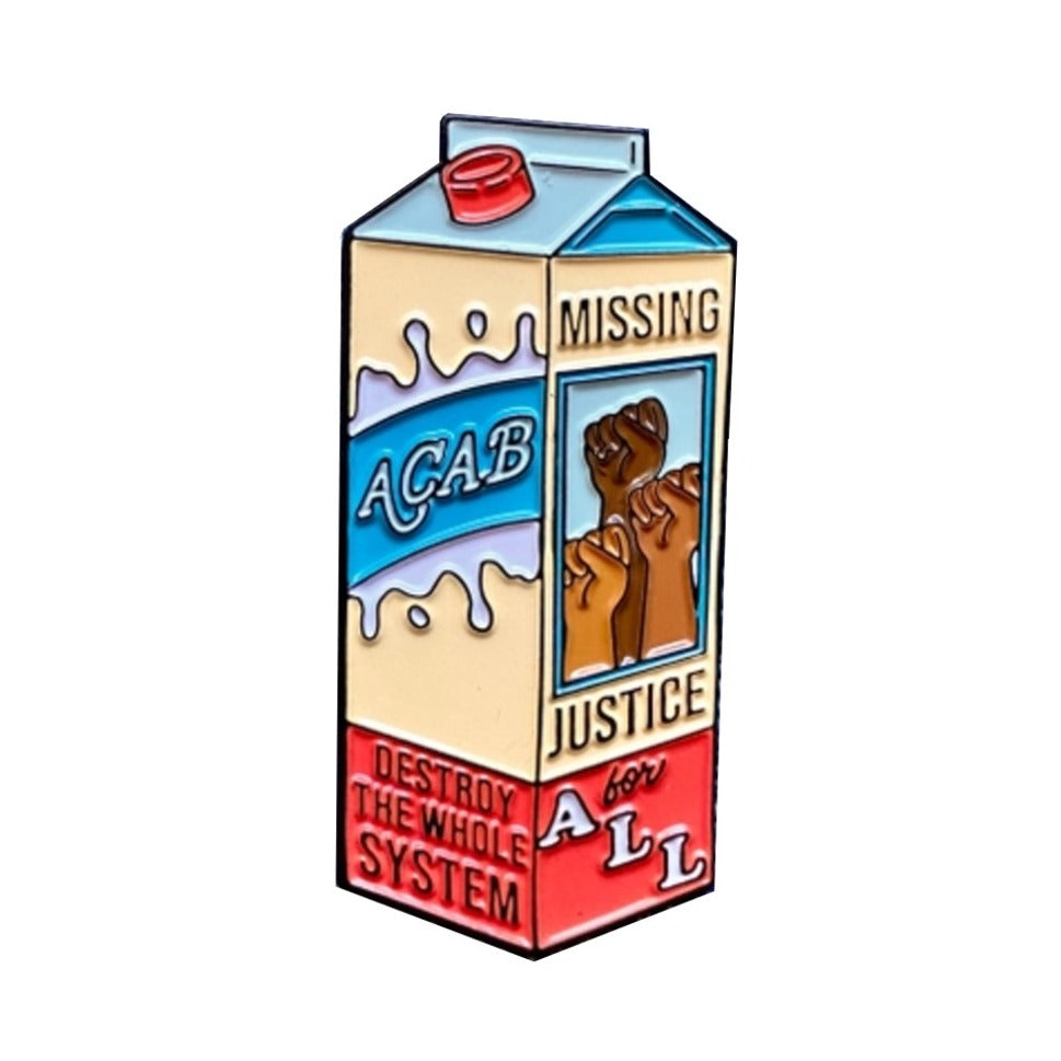 ACAB Milk Box Enamel Pin